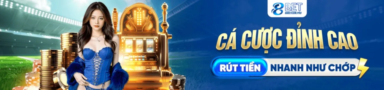 Máy đánh bạc (slot game) 8s bet với các biểu tượng quay hũ may mắn
